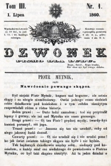 Dzwonek : pismo dla ludu. T. 3, 1860 [całość]