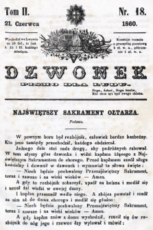 Dzwonek : pismo dla ludu. T. 2, 1860, nr 18