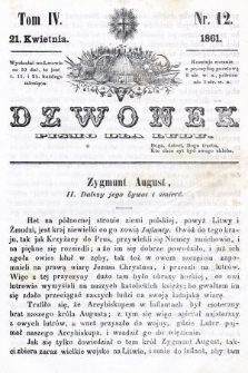 Dzwonek : pismo dla ludu. T. 4, 1861, nr 12