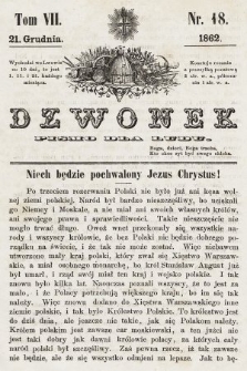 Dzwonek : pismo dla ludu. T. 7, 1862, nr 18