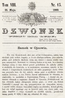Dzwonek : pismo dla ludu. T. 8, 1863, nr 15