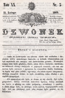 Dzwonek : pismo dla ludu. T. 20, 1869, nr 5