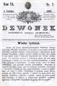 Dzwonek : pismo dla ludu. T. 20, 1869, nr 7