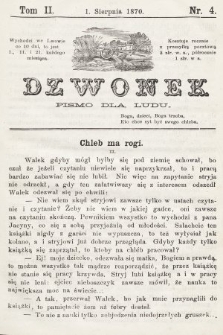 Dzwonek : pismo dla ludu. Nowa Serya. R. 11, 1870, T. 2, nr 4