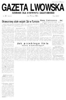 Gazeta Lwowska : dziennik dla Dystryktu Galicyjskiego. 1943, nr 40