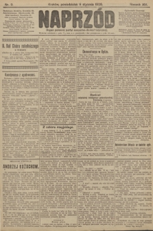 Naprzód : organ polskiej partyi socyalno-demokratycznej. 1905, nr 9