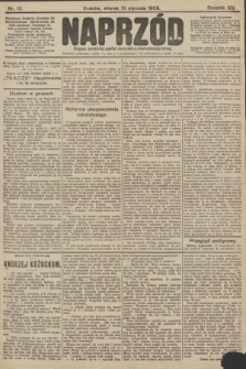 Naprzód : organ polskiej partyi socyalno-demokratycznej. 1905, nr 10
