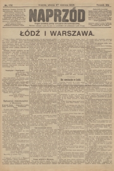 Naprzód : organ polskiej partyi socyalno-demokratycznej. 1905, nr 173