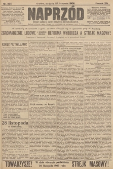 Naprzód : organ polskiej partyi socyalno-demokratycznej. 1905, nr 325