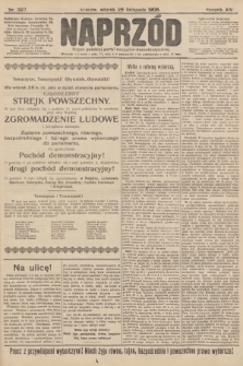 Naprzód : organ polskiej partyi socyalno-demokratycznej. 1905, nr 327