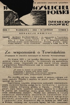 Wolnomyśliciel Polski. 1934, nr 5