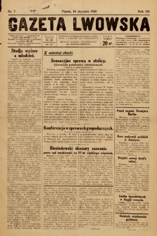 Gazeta Lwowska. 1930, nr 7