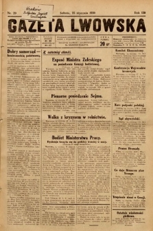 Gazeta Lwowska. 1930, nr 20