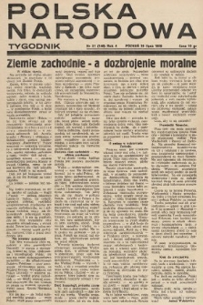Polska Narodowa. 1939, nr 31