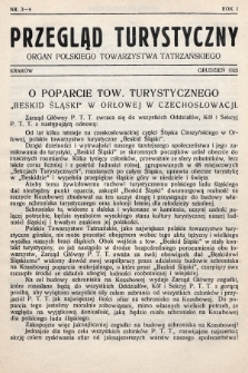 Przegląd Turystyczny : organ Polskiego Towarzystwa Tatrzańskiego. 1925, nr 3-4