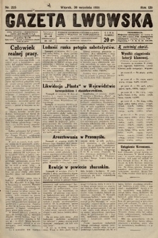 Gazeta Lwowska. 1930, nr 225