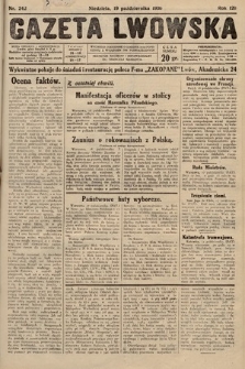 Gazeta Lwowska. 1930, nr 242
