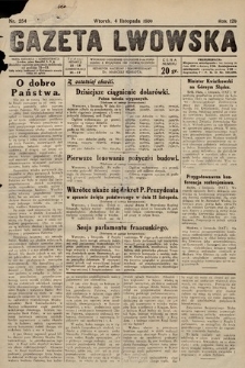 Gazeta Lwowska. 1930, nr 254