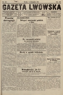 Gazeta Lwowska. 1930, nr 261