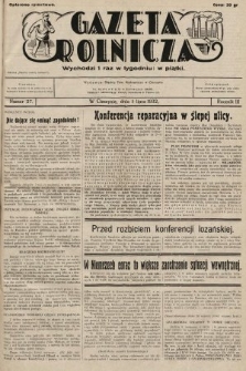 Gazeta Rolnicza. 1932, nr 27