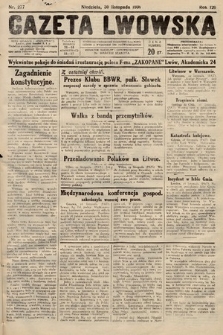 Gazeta Lwowska. 1930, nr 277