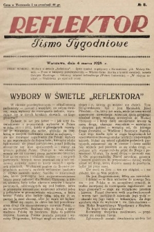 Reflektor : pismo tygodniowe. 1928, nr 8