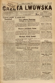Gazeta Lwowska. 1930, nr 47