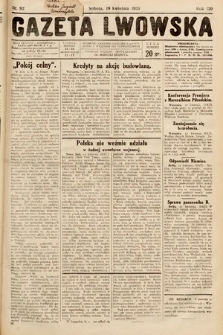 Gazeta Lwowska. 1930, nr 92
