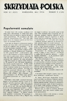 Skrzydlata Polska. 1936, nr 5