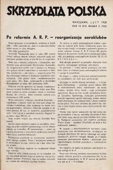 Skrzydlata Polska. 1938, nr 2