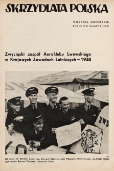 Skrzydlata Polska. 1938, nr 8