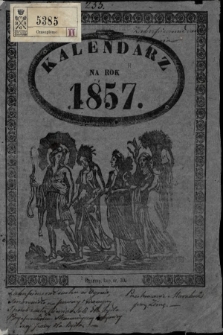 Kalendarz na Rok 1857