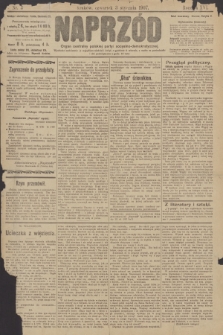 Naprzód : organ centralny polskiej partyi socyalno-demokratycznej. 1907, nr 3