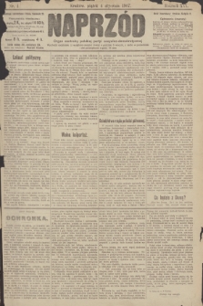 Naprzód : organ centralny polskiej partyi socyalno-demokratycznej. 1907, nr 4