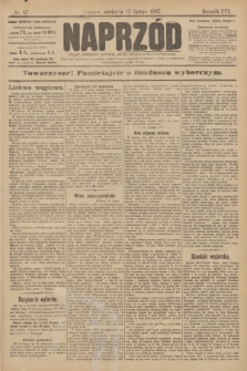 Naprzód : organ centralny polskiej partyi socyalno-demokratycznej. 1907, nr 47