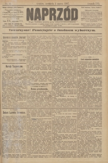 Naprzód : organ centralny polskiej partyi socyalno-demokratycznej. 1907, nr 61
