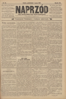 Naprzód : organ centralny polskiej partyi socyalno-demokratycznej. 1907, nr 62