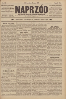 Naprzód : organ centralny polskiej partyi socyalno-demokratycznej. 1907, nr 63