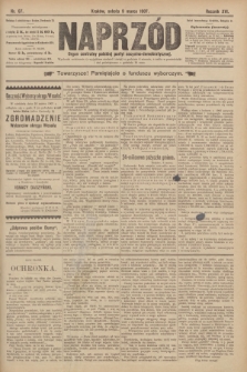 Naprzód : organ centralny polskiej partyi socyalno-demokratycznej. 1907, nr 67