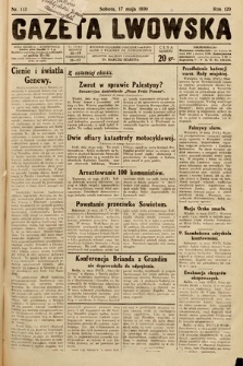 Gazeta Lwowska. 1930, nr 113