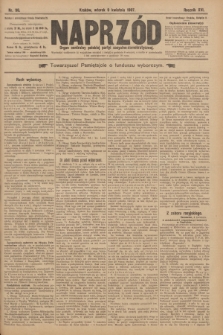 Naprzód : organ centralny polskiej partyi socyalno-demokratycznej. 1907, nr 96