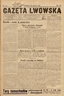 Gazeta Lwowska. 1930, nr 141