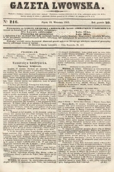 Gazeta Lwowska. 1851, nr 216