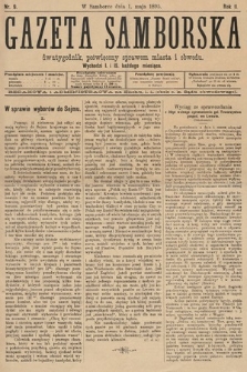 Gazeta Samborska : dwutygodnik poświęcony sprawom miasta i obwodu. 1895, nr 9