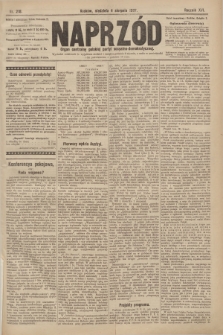 Naprzód : organ centralny polskiej partyi socyalno-demokratycznej. 1907, nr 218