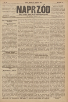 Naprzód : organ centralny polskiej partyi socyalno-demokratycznej. 1907, nr 241