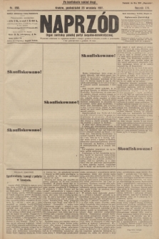Naprzód : organ centralny polskiej partyi socyalno-demokratycznej. 1907, nr 268 (po konfiskacie nakład drugi)