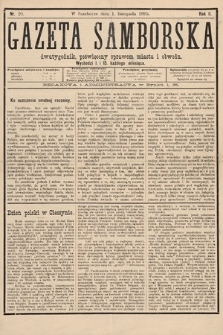 Gazeta Samborska : dwutygodnik poświęcony sprawom miasta i obwodu. 1895, nr 20