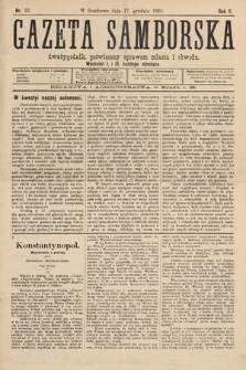 Gazeta Samborska : dwutygodnik poświęcony sprawom miasta i obwodu. 1895, nr 23