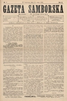 Gazeta Samborska. 1896, nr 3